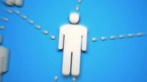 Networking Concept Animation Vídeos de archivo 51707700