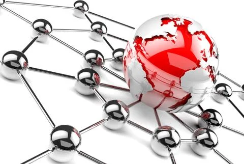 Networking concept 스톡 일러스트