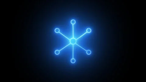 Networking concept. line icon animation on transparent background. Stock-Footage 305009233