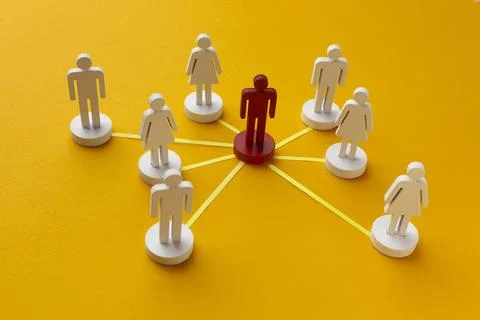 Networking concept still life composition Stock Photos