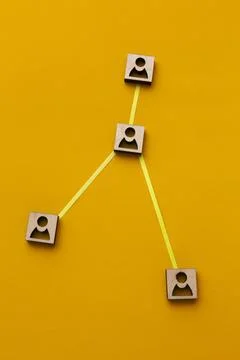 Networking concept still life composition Stock Photos