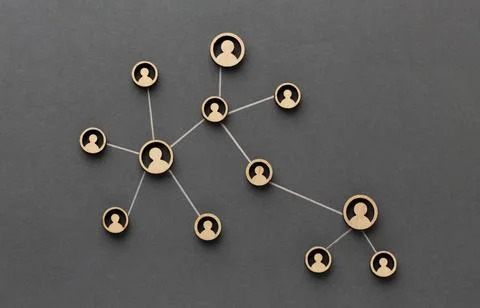 Networking concept still life composition Stock Photos