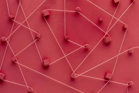 Networking concept still life composition Stock Photos