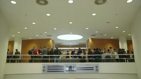 Networking at a conference Stock Footage 64565916