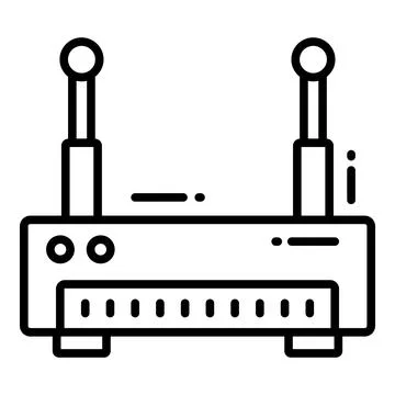 Networking Hub, Protection and security vector icons set cyber computer net.. Illustrazione stock