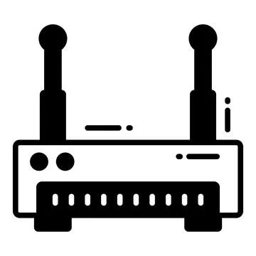Networking Hub Protection and security vector icons set cyber computer netw.. Illustrazione stock