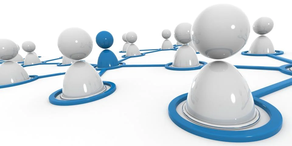 Networking Stock Illustration