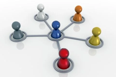 Networking Stock Illustration