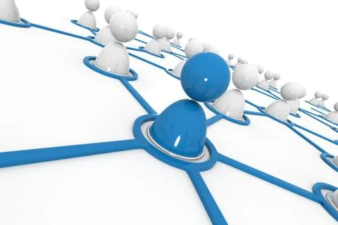 Networking Stock Illustration