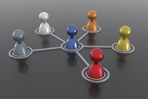 Networking Stock Illustration