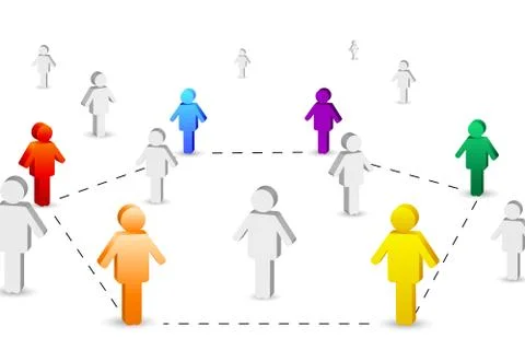 Networking Stock Illustration