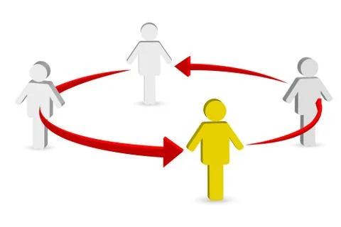 Networking Stock Illustration