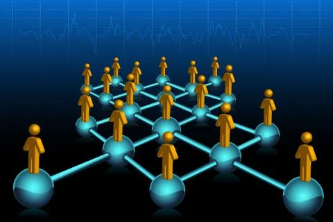 Networking Stock Illustration