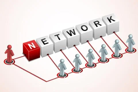 Networking Stock Illustration