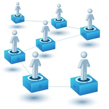 Networking Stock Illustration