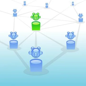 Networking Stock Illustration