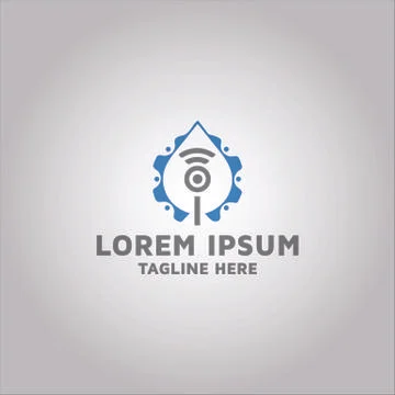 Networking logo design idea and inspiration Illustrazione stock
