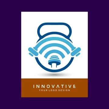 Networking logo design . Modern vector logo design template design. Stock Illustration