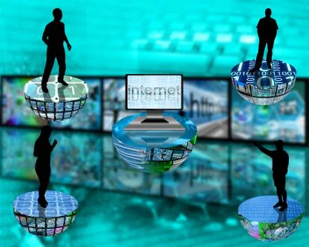 Networking platform イラスト素材