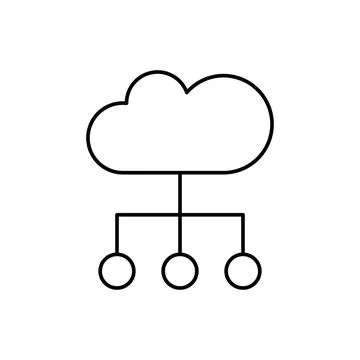 Networking, SEO icon. Simple line, outline vector elements of commerce icons for Stock Illustration