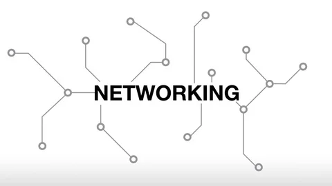 Networking Simple Circuit Web Title Animation 스톡 동영상 83866305