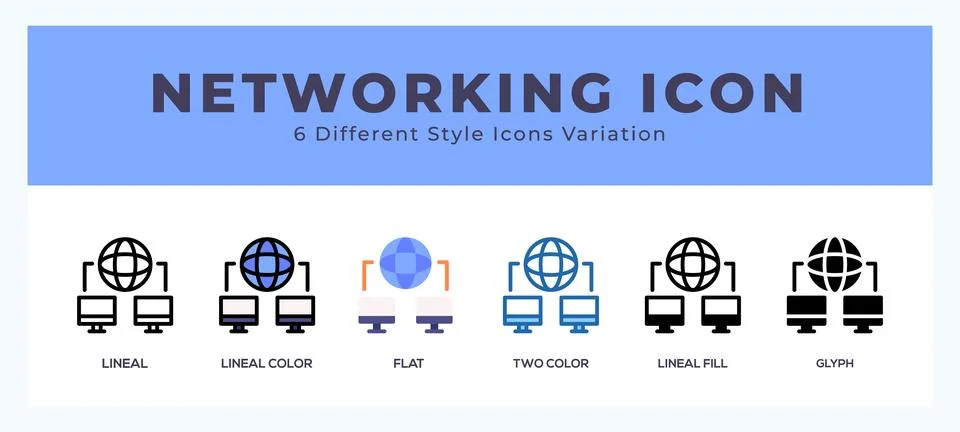 Networking symbol. vector icon symbol. logo illustration. vector graphics 库存插图