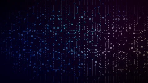 Networking Technology Circuit Board Abstract Lines Communication Background Vidéo 247294996