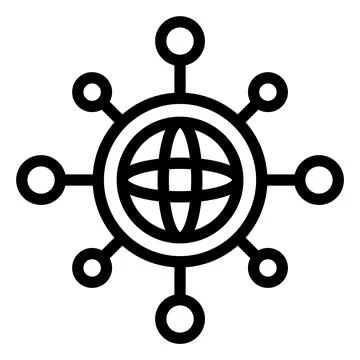 Networking Vector Icon Design Illustration Stock Illustration