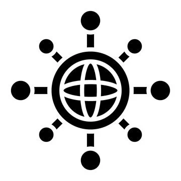 Networking Vector Icon Design Illustration Stock Illustration