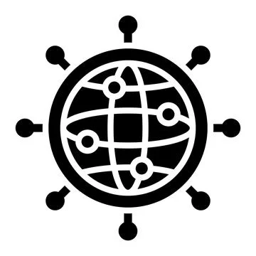 Networking Vector Icon Design Illustration Stock Illustration