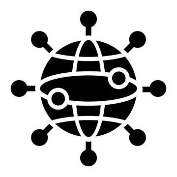 Networking Vector Icon Design Illustration Stock Illustration
