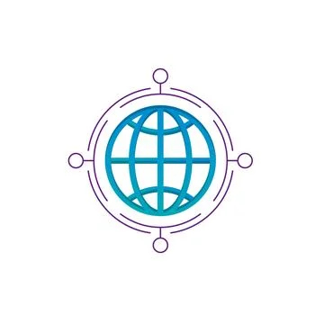 Networking Vector Icon Internet icon Network Expansion vector icon Can be used f Stock Illustration