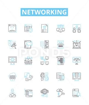 Different wireless connection pictograms clip-art Vector Image