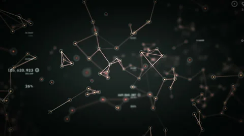 Networks And Data Black Rising Stock Footage 50002946