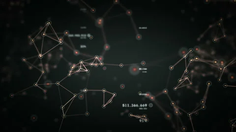 Networks And Data Black Tracking Stock Footage 50003076