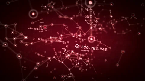 Networks And Data Red Dolly Video stock 50005388