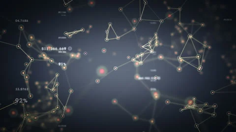 Networks And Data Silver Rising Stock Footage 50006318