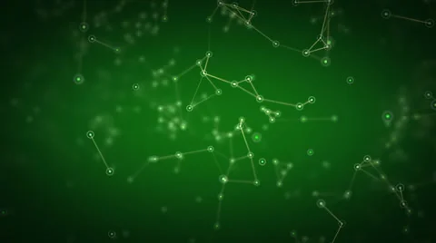 Networks Tracking Green Video stock 38898718