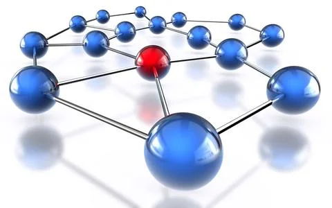 Netzwerk 3D rendering of a network concept Copyright: xZoonar.com/frankxpe... Stock Photos