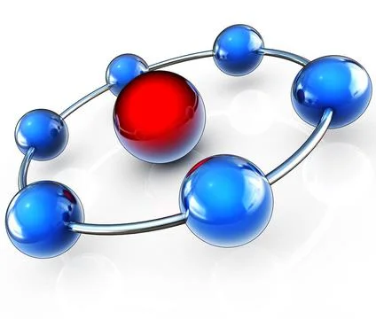 Netzwerk high resolution 3D rendering of a network concept Copyright: xZoo... Stockfoto's