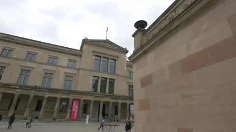The Neues Museum in Berlin 스톡 동영상 52960193