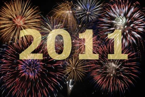 Neujahr 2011 Stock Photos
