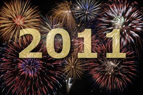 Neujahr 2011 Sylvester Stock Photos
