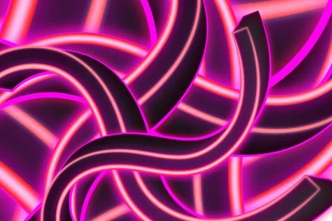 Neumorph modern creative abstract wavy style with pink color vector イラスト素材