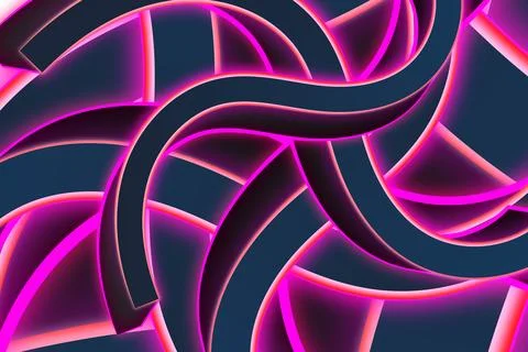 Neumorph modern wavy style creative with pink color vector background design イラスト素材