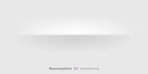 Neumorphism style liquid interface background Illustrazione stock