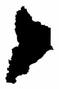 Neuquen Province map Stock Illustration