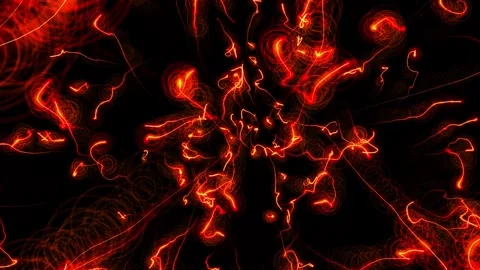 Neural Activity Explosion and Fading Stock Footage 253304751