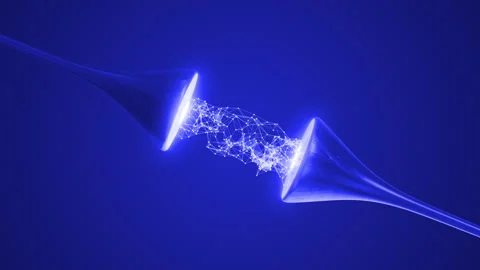 Neural Connections and Synaptic Activity Powering Brain Functions Stock-Footage 292369026