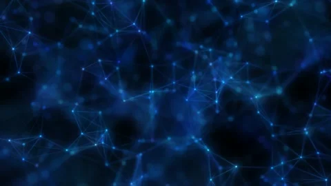 Neural fields interact with each other. Seamless loop. Stock Footage 239701722